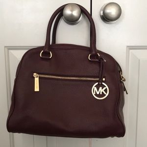 Dark burgundy Michael Kors Handbags